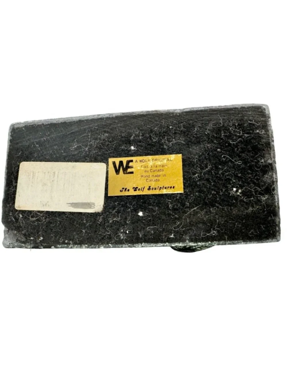 The Wolf Sculptures Handcrafted Canadian Gray Sea Otter Figurine W/ Shell